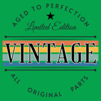Aged to Perfection Vintage Vrouw T-shirt // Verjaardag Design