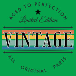 Aged to Perfection Vintage Vrouw T-shirt // Verjaardag Design