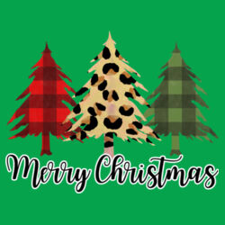 3 Kerstbomen Vrouw T-shirt // Kerst Design