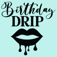 Birthday Drip Lips Slab// Verjaardag Design