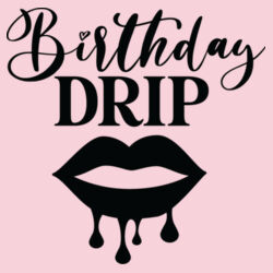 Birthday Drip Lips Longsleeve // Verjaardag Design