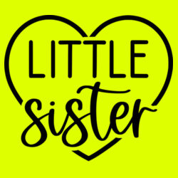 Little Sister hart Heuptas // Zussen Design