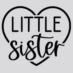 Little Sister hart Hoodie // Zussen Design