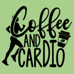 Coffee And Cardio T-Shirt // gym Design