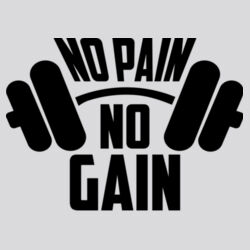 No Pain No Gain Weights T-Shirt //gym Design
