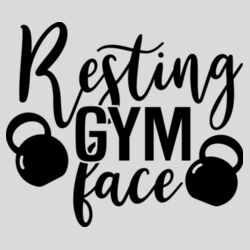 Resting Gym FaceT-Shirt //gym Design