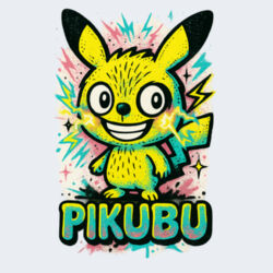 Pikubu T-Shirt //cartoon Design