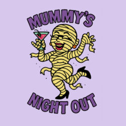 Mummy's Night Out T-Shirt //halloween Design
