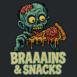 Brains & Snacks Sweater //halloween Design
