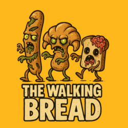 The Walking Bread T-Shirt //halloween Design