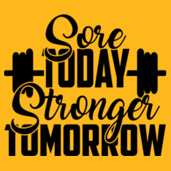 Sore Today, Stronger Tomorrow Sweater //gym Design