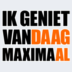 Maximaal genieten Longsleeve  Design