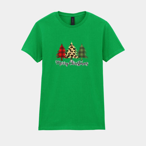 3 Kerstbomen Vrouw T-shirt // Kerst Thumbnail