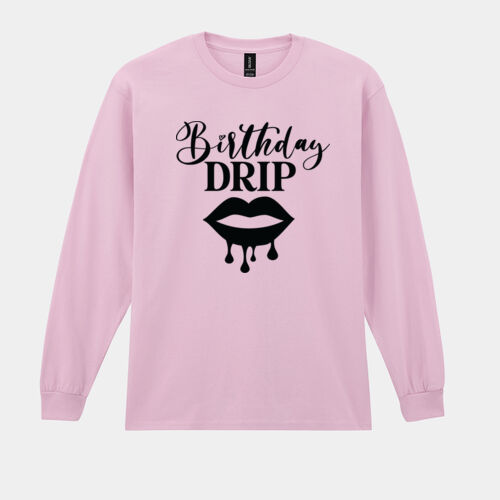 Birthday Drip Lips Longsleeve // Verjaardag Thumbnail