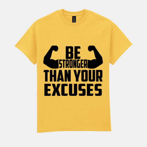 Be Stronger Than Your Excuses T- Shirt //gym Thumbnail