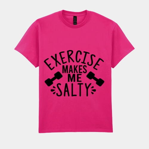 Exercise makes me salty T-Shirt //gym Thumbnail