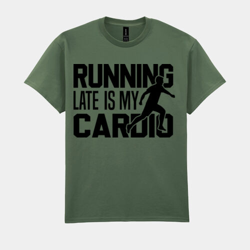 Running Late Is My Cardio T-Shirt //gym Thumbnail