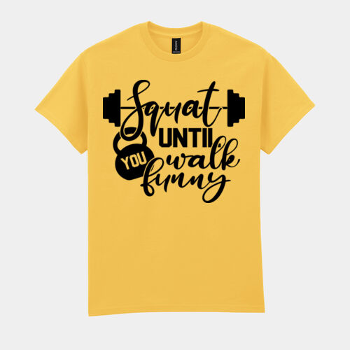 Squat Until You Walk Funny T-Shirt //gym Thumbnail