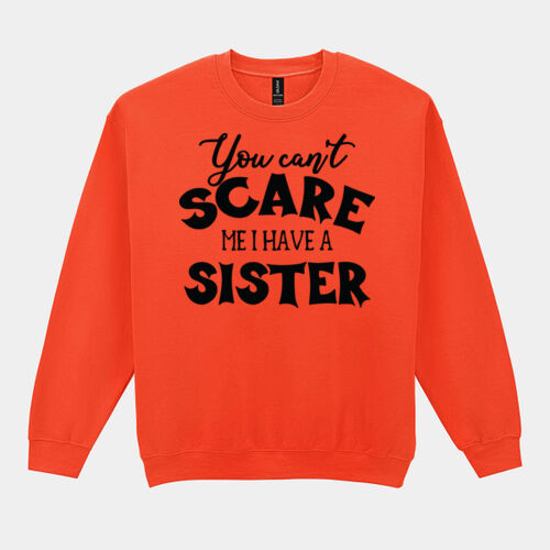 You Cant Scare Me, I Have A Sister Sweater //Halloween Thumbnail