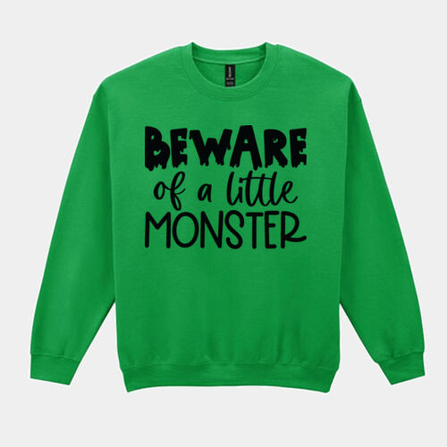 Beware Of A Little Monster Sweater //halloween Thumbnail