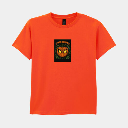 Spider Pumpkin T-Shirt //halloween Thumbnail