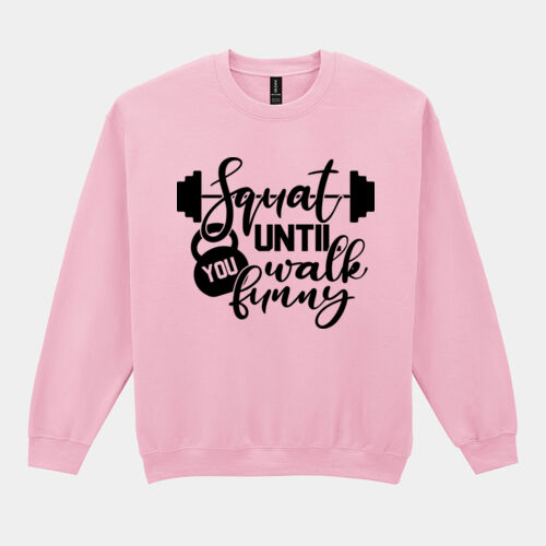 Squat Until You Walk Funny Sweater //gym Thumbnail