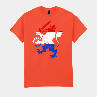 Leeuw rood wit blauw T-shirt Thumbnail