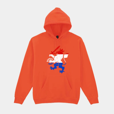 Leeuw rood wit blauw Hoody Thumbnail