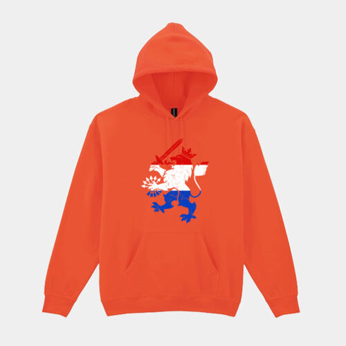 Leeuw rood wit blauw Hoody Thumbnail
