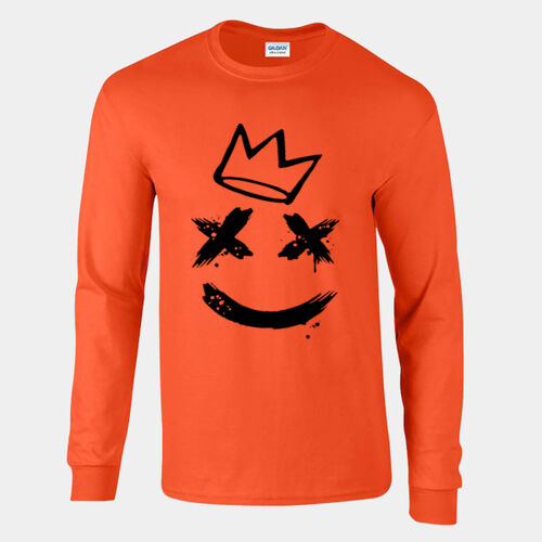 Smiley Longsleeve  zwart Thumbnail