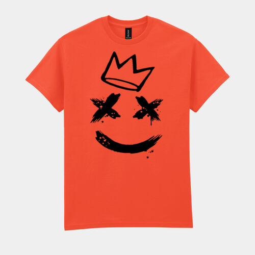Smiley T-shirt zwart Thumbnail