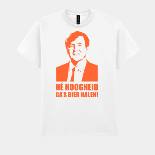 He Hoogheid T-shirt oranje Thumbnail