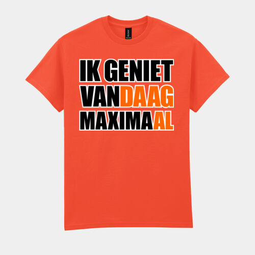 Maximaal genieten T-shirt  Thumbnail
