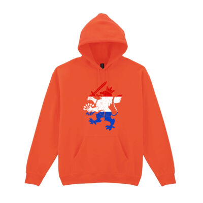 Leeuw rood wit blauw Hoody Thumbnail