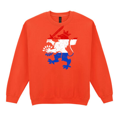 Leeuw rood wit blauw Sweater Thumbnail