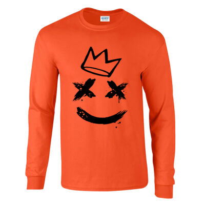 Smiley Longsleeve  zwart Thumbnail